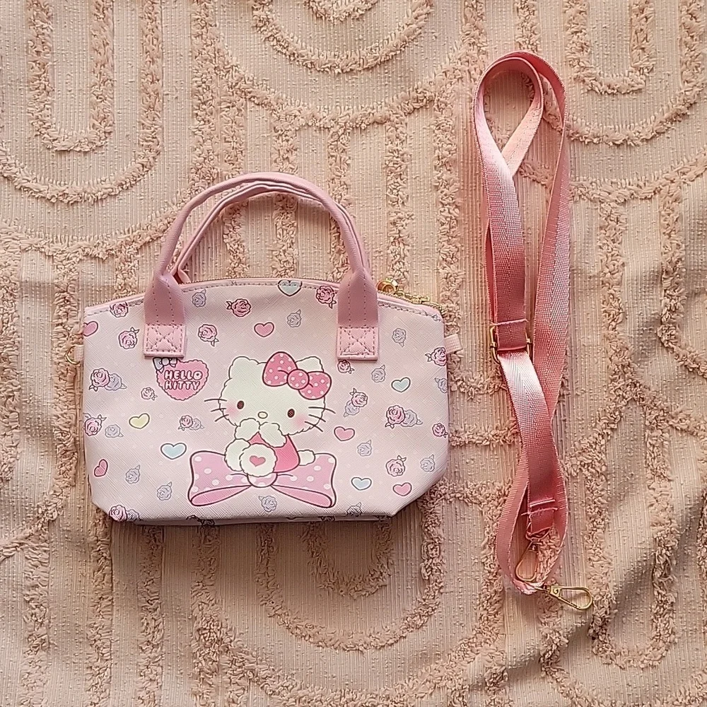 Hello Kitty Handbag with adjustable shoulder strap, pink 💗.  NWOT.